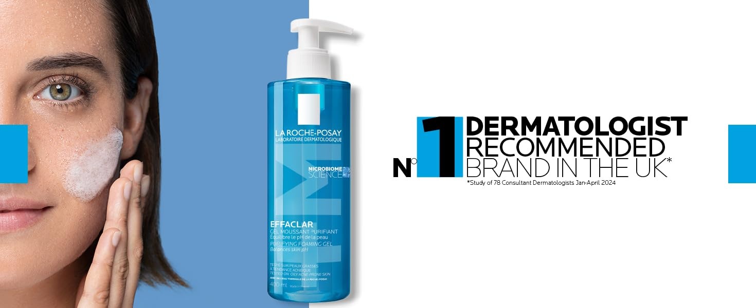 image:imageLa RochePosay Effaclar Foaming Gel Cleanser for Oily Skin1352 Fl Oz Pack of 2