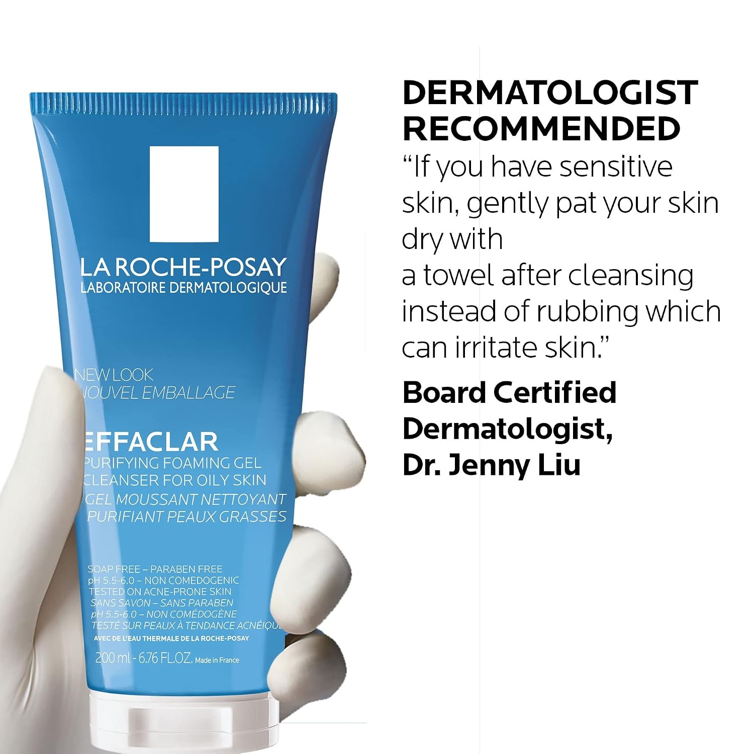 image:imageLa RochePosay Effaclar Foaming Gel Cleanser for Oily Skin68 Fl Oz Pack of 1
