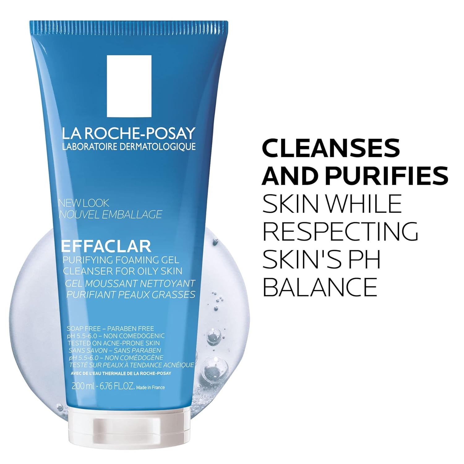 image:imageLa RochePosay Effaclar Foaming Gel Cleanser for Oily Skin68 Fl Oz Pack of 1