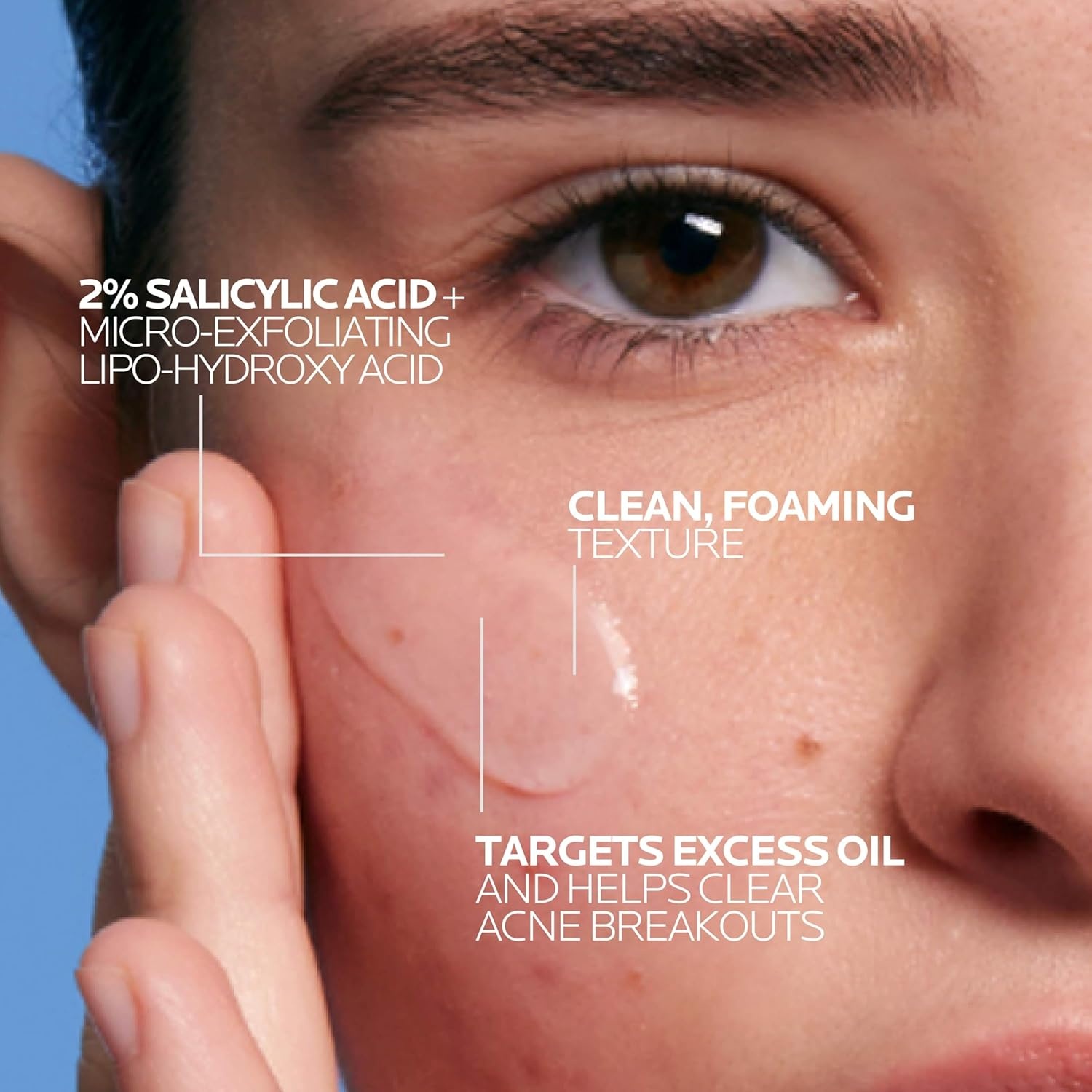 image:imageLa RochePosay Effaclar Medicated Acne Face Wash with Salicylic Acid169 Ounce Pack of 1