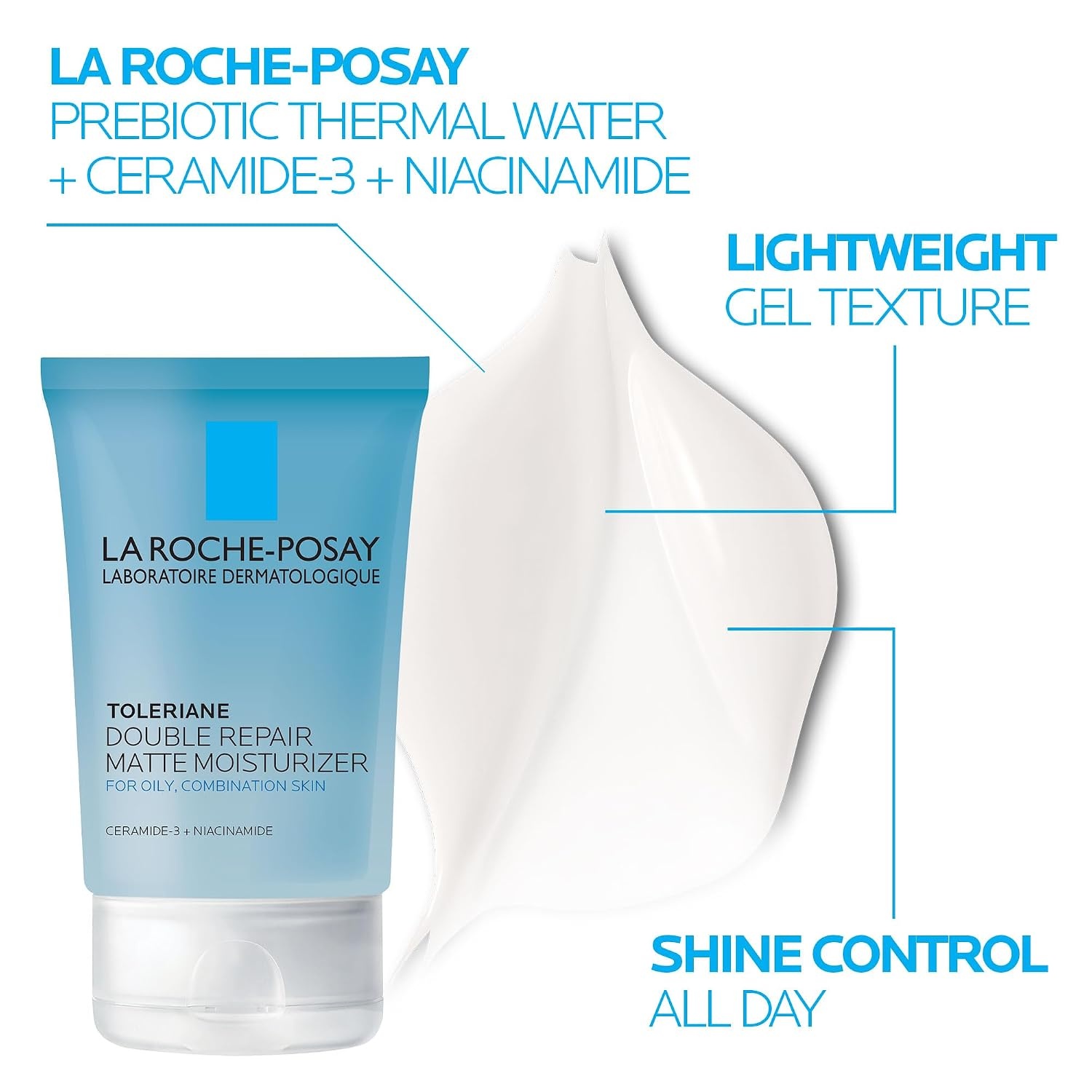 image:imageLa RochePosay Effaclar Medicated Acne Face Wash with Salicylic Acid295 Fl Oz Pack of 2