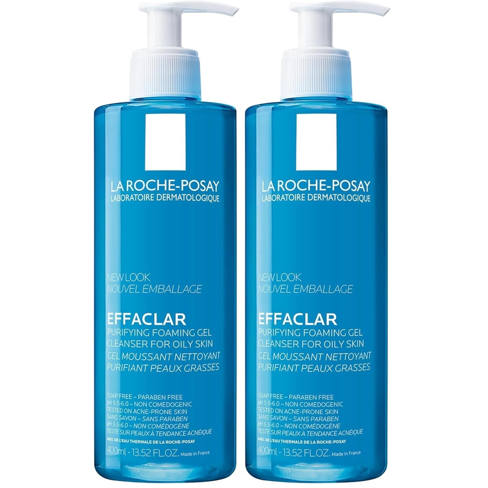 image:imageLa RochePosay Effaclar Foaming Gel Cleanser for Oily Skin1352 Fl Oz Pack of 2