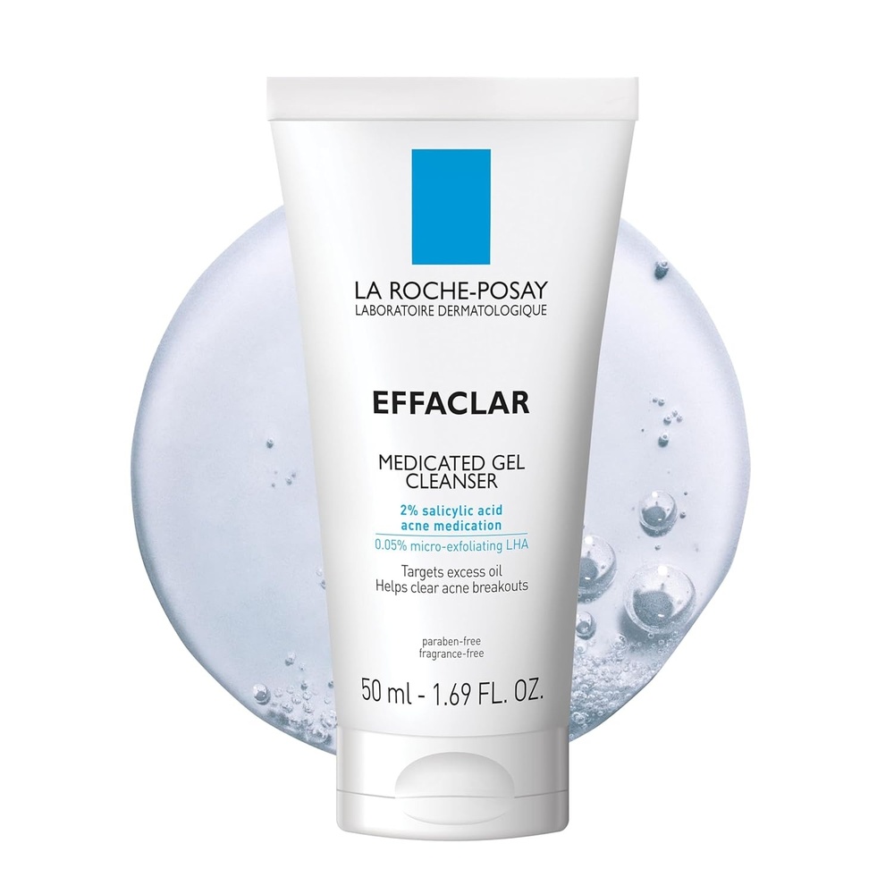 image:imageLa RochePosay Effaclar Medicated Acne Face Wash with Salicylic Acid169 Ounce Pack of 1
