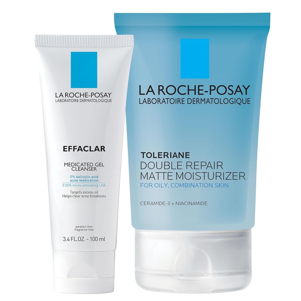 image:imageLa RochePosay Effaclar Medicated Acne Face Wash with Salicylic Acid295 Fl Oz Pack of 2