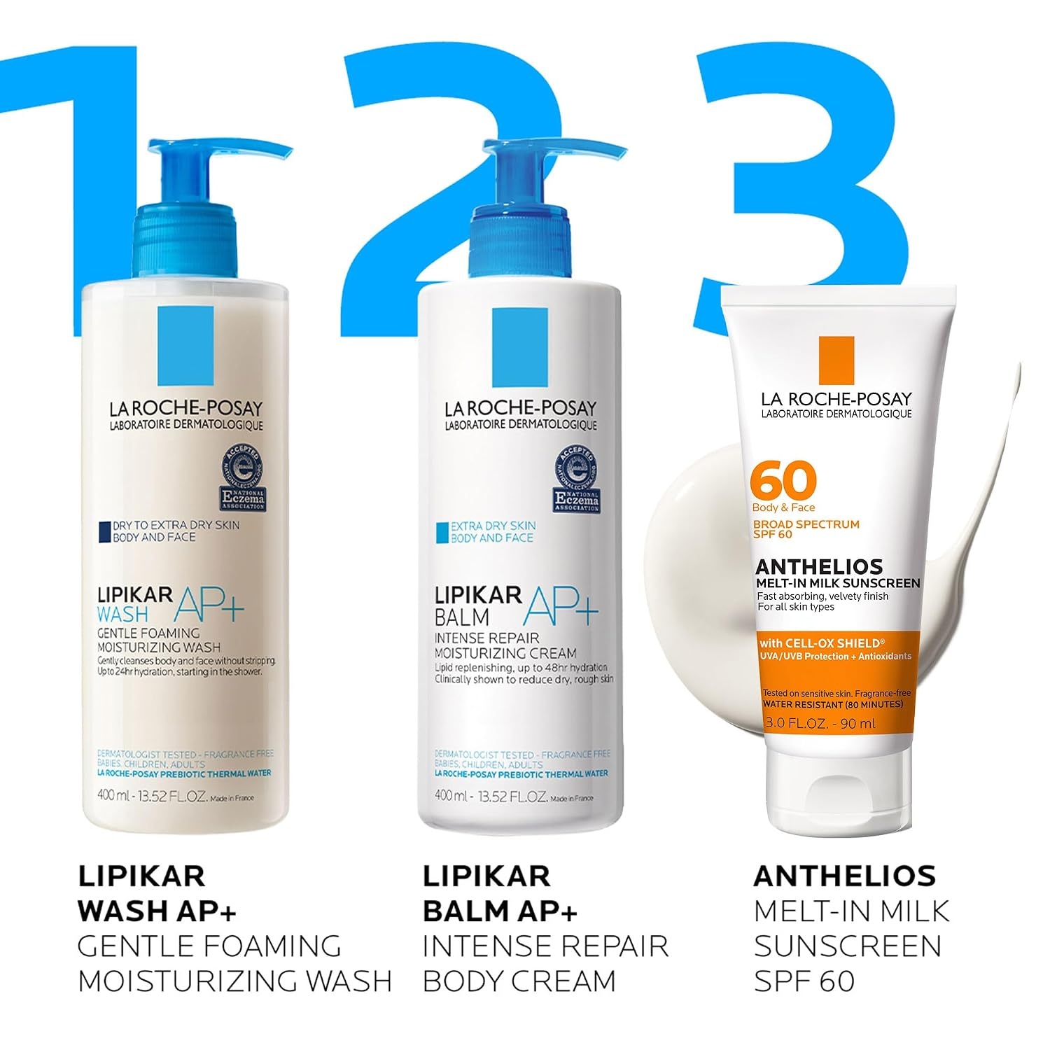 image:imageLa RochePosay Anthelios MeltIn Milk Sunscreen for Face amp Body SPF 603 Fl Oz Pack of 1
