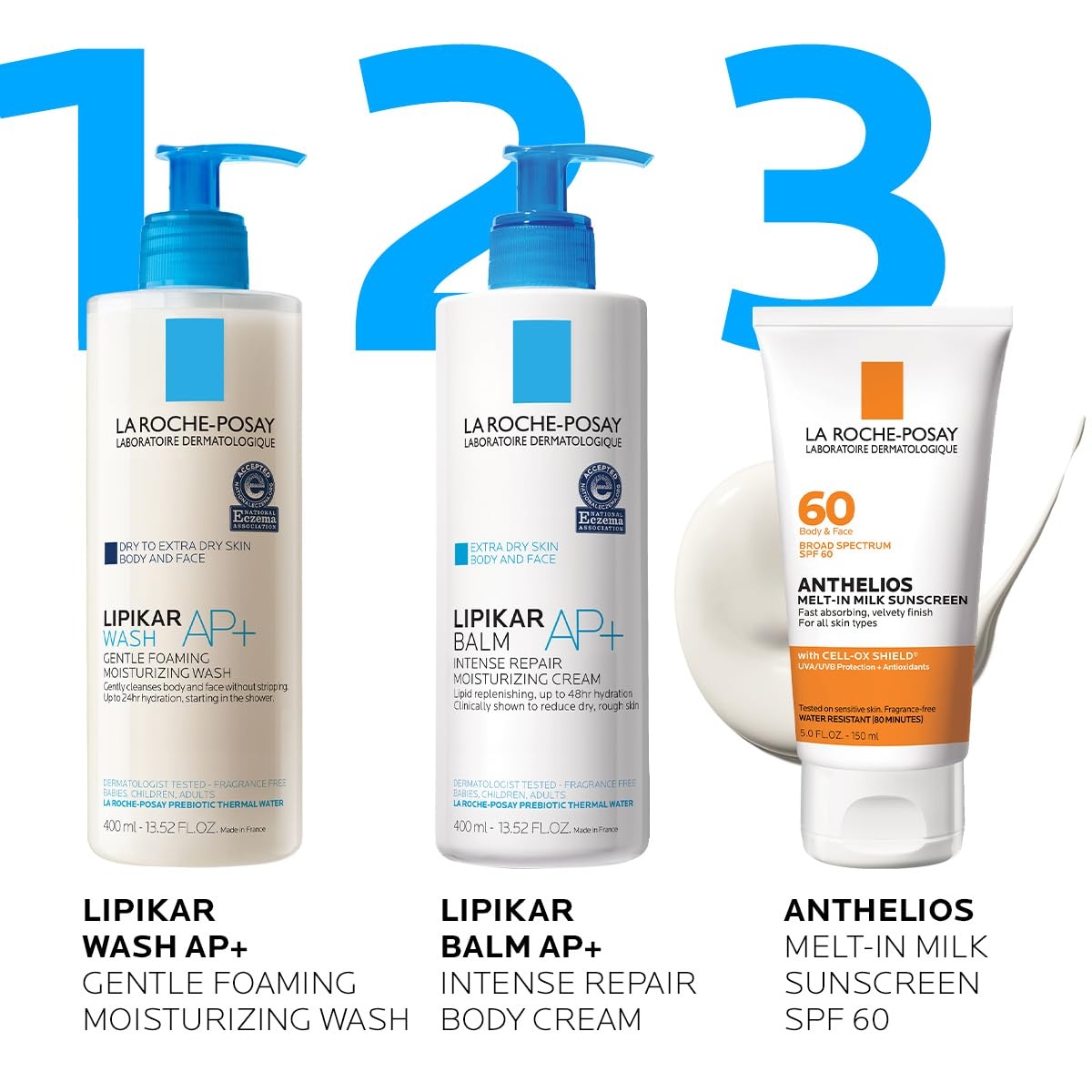 image:imageLa RochePosay Anthelios MeltIn Milk Sunscreen for Face amp Body SPF 605 Fl Oz Pack of 1