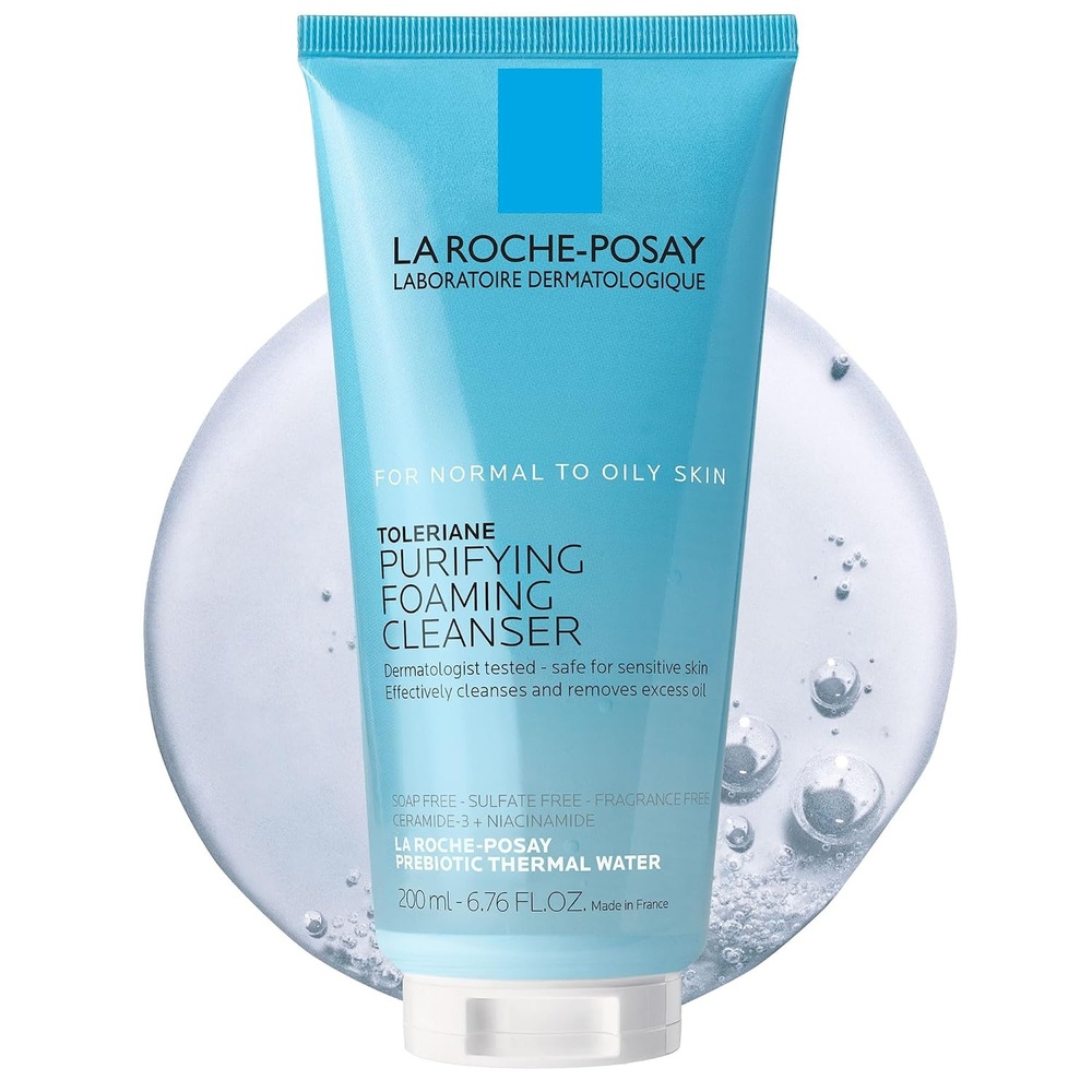 image:imageLa RochePosay Toleriane Purifying Foaming Facial Cleanser with Niacinamide676 Fl Oz Pack of 1