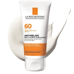 La Roche-Posay Anthelios Melt-In Milk Sunscreen for Face & Body SPF 60(5 Fl Oz (Pack of 1))