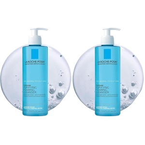 La Roche-Posay Toleriane Purifying Foaming Facial Cleanser with Niacinamide(13.52 Fl Oz (Pack of 2))