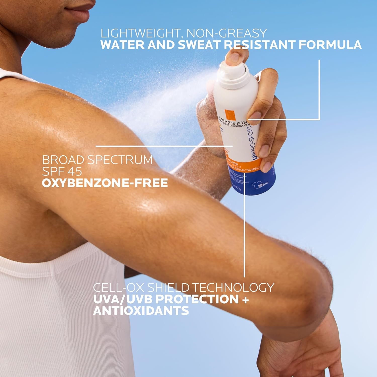 image:imageLa RochePosay Anthelios UV ProSport SPF Face amp Body Sunscreen5 Fl Oz Pack of 1