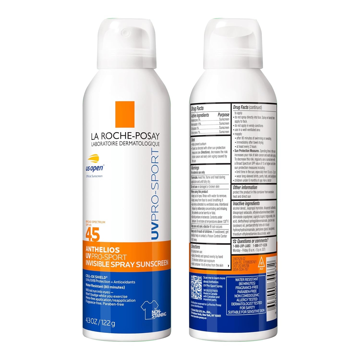 image:imageLa RochePosay Anthelios UV ProSport SPF Face amp Body Sunscreen5 Fl Oz Pack of 1