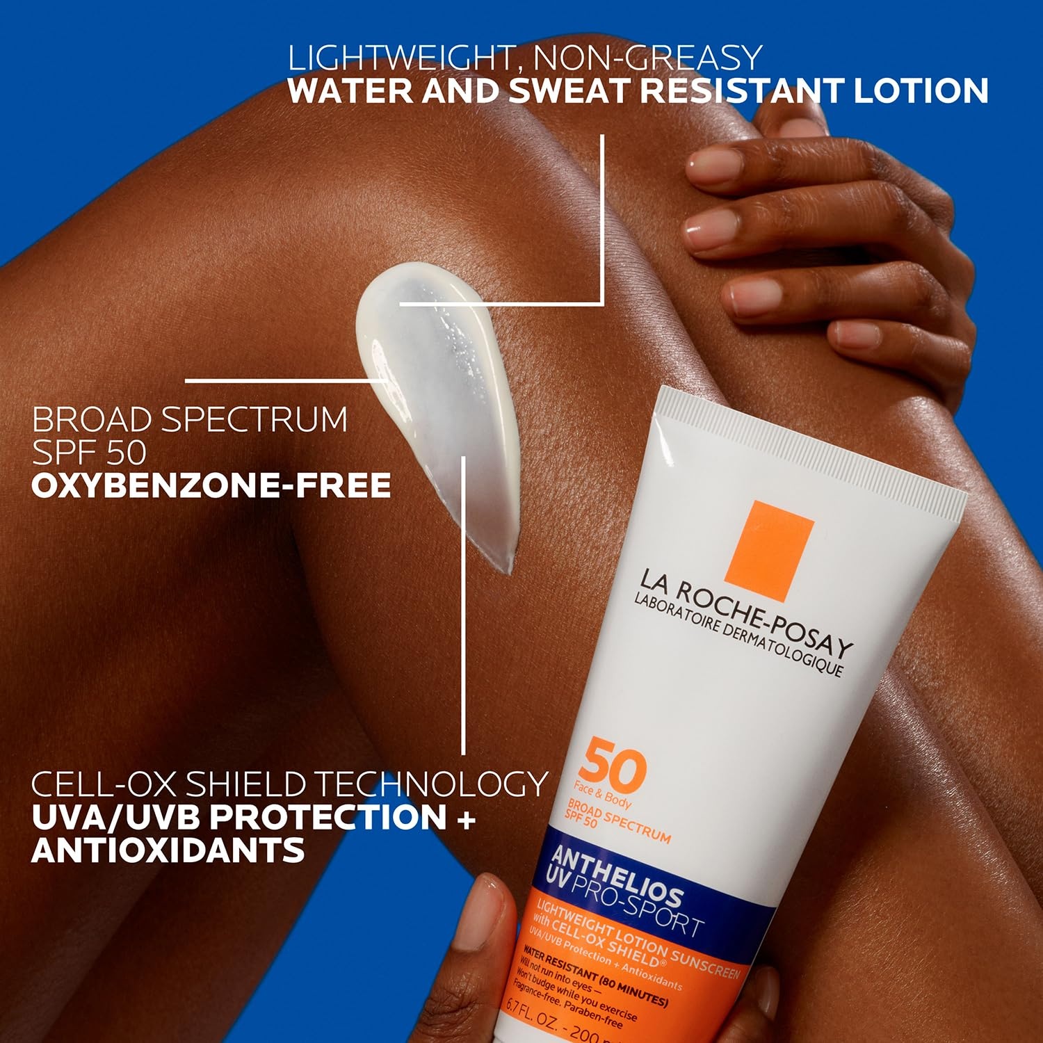 image:imageLa RochePosay Anthelios UV ProSport SPF Face amp Body Sunscreen676 Fl Oz Pack of 2