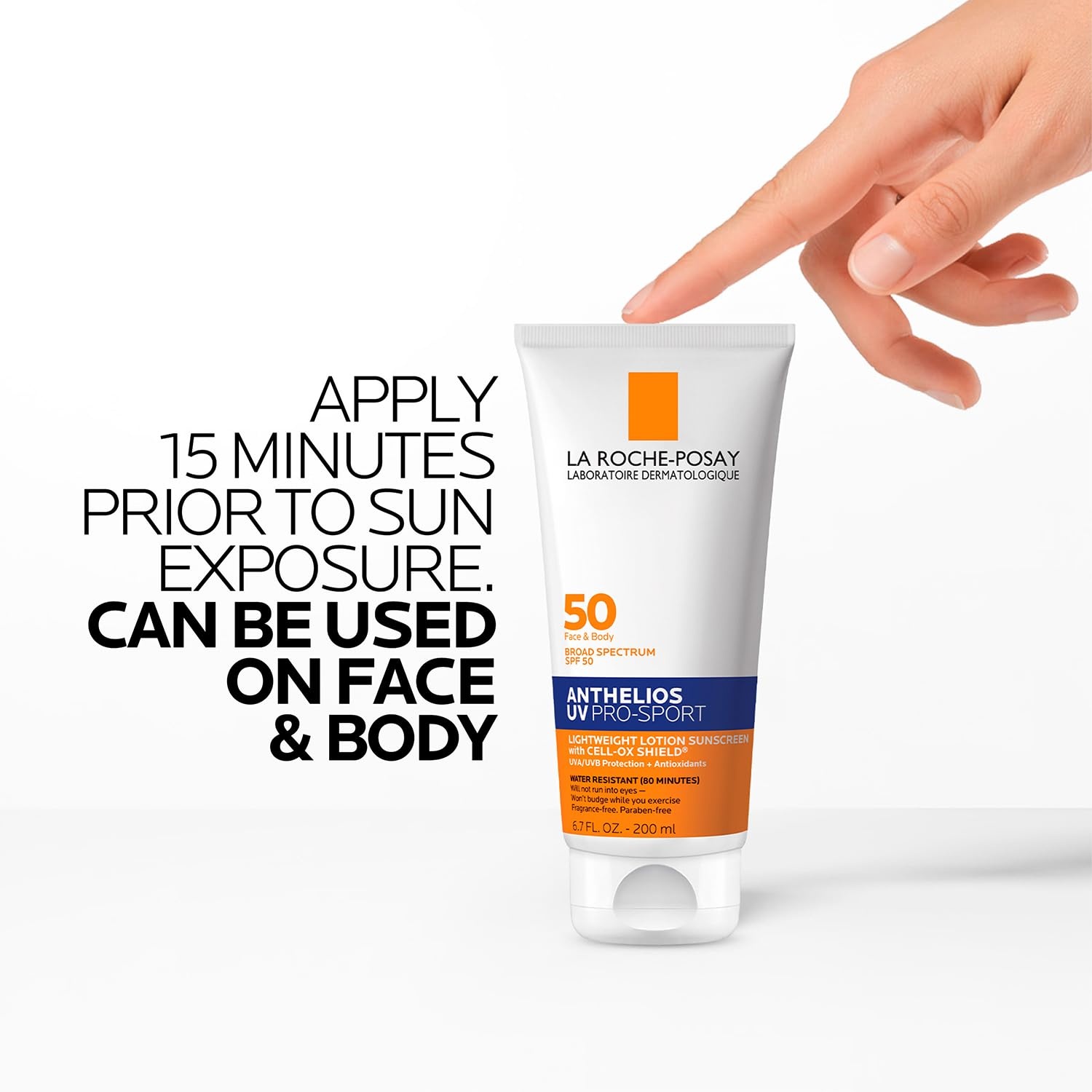 image:imageLa RochePosay Anthelios UV ProSport SPF Face amp Body Sunscreen676 Fl Oz Pack of 2