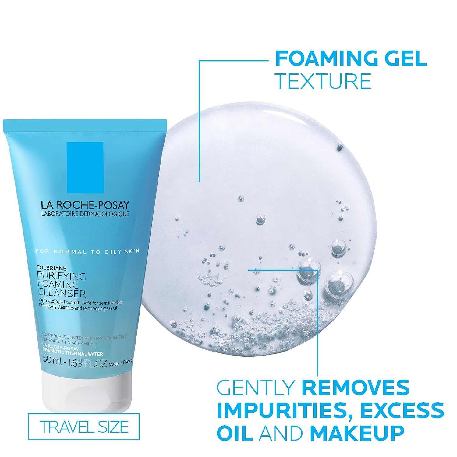 image:imageLa RochePosay Toleriane Skin Care Set Face Moisturizer amp Face Wash254 Fl Oz Pack of 2