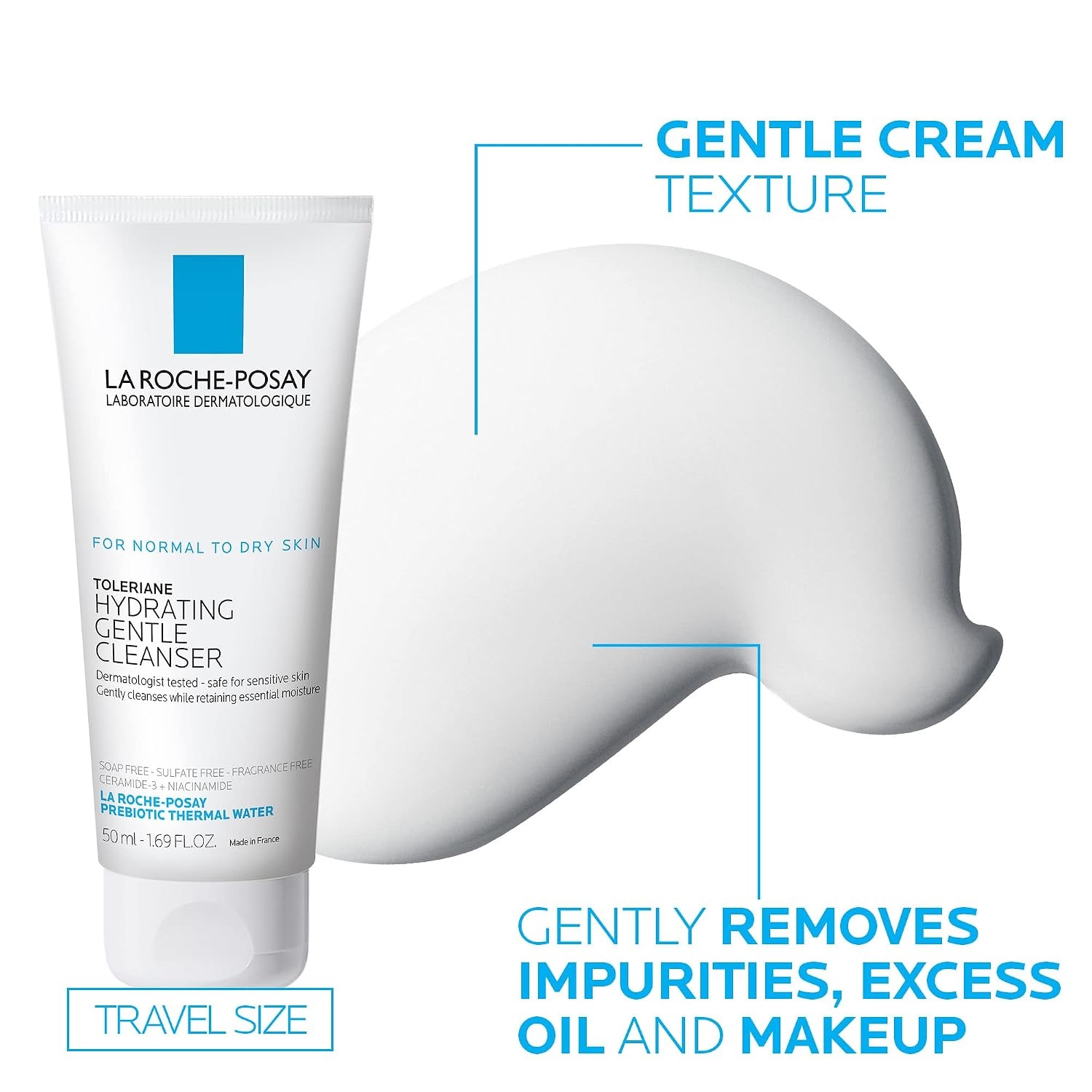 image:imageLa RochePosay Toleriane Skin Care Set Face Moisturizer amp Face Wash507 Fl Oz Pack of 1