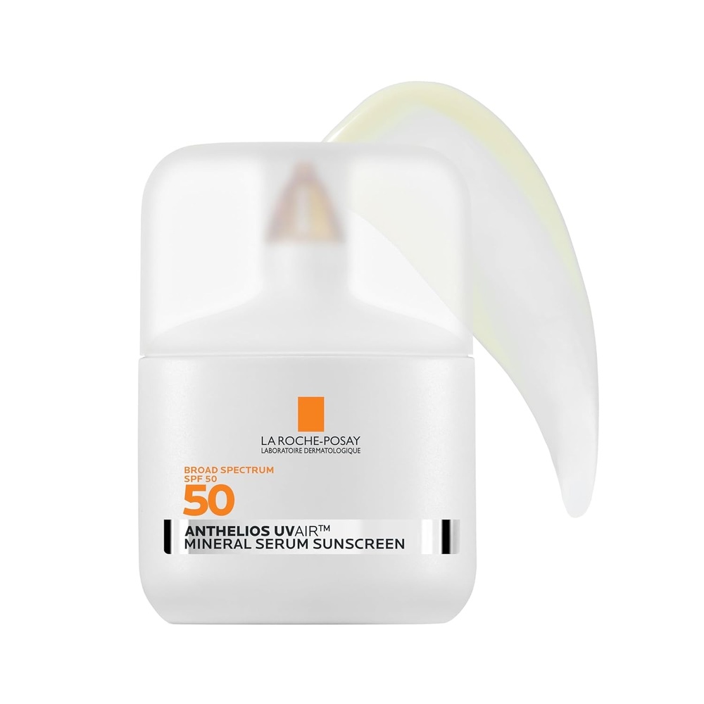 image:imageLa RochePosay Anthelios UVAir Sunscreen Serum SPF 50 with hyaluronic acidMineral