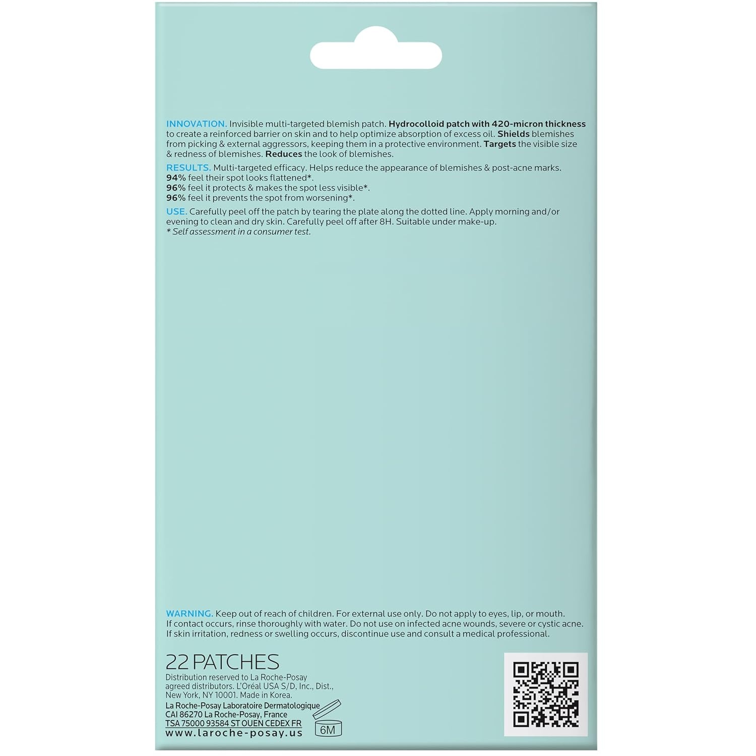image:imageLa RochePosay Effaclar Hydrocolloid Pimple Patches 22 Count