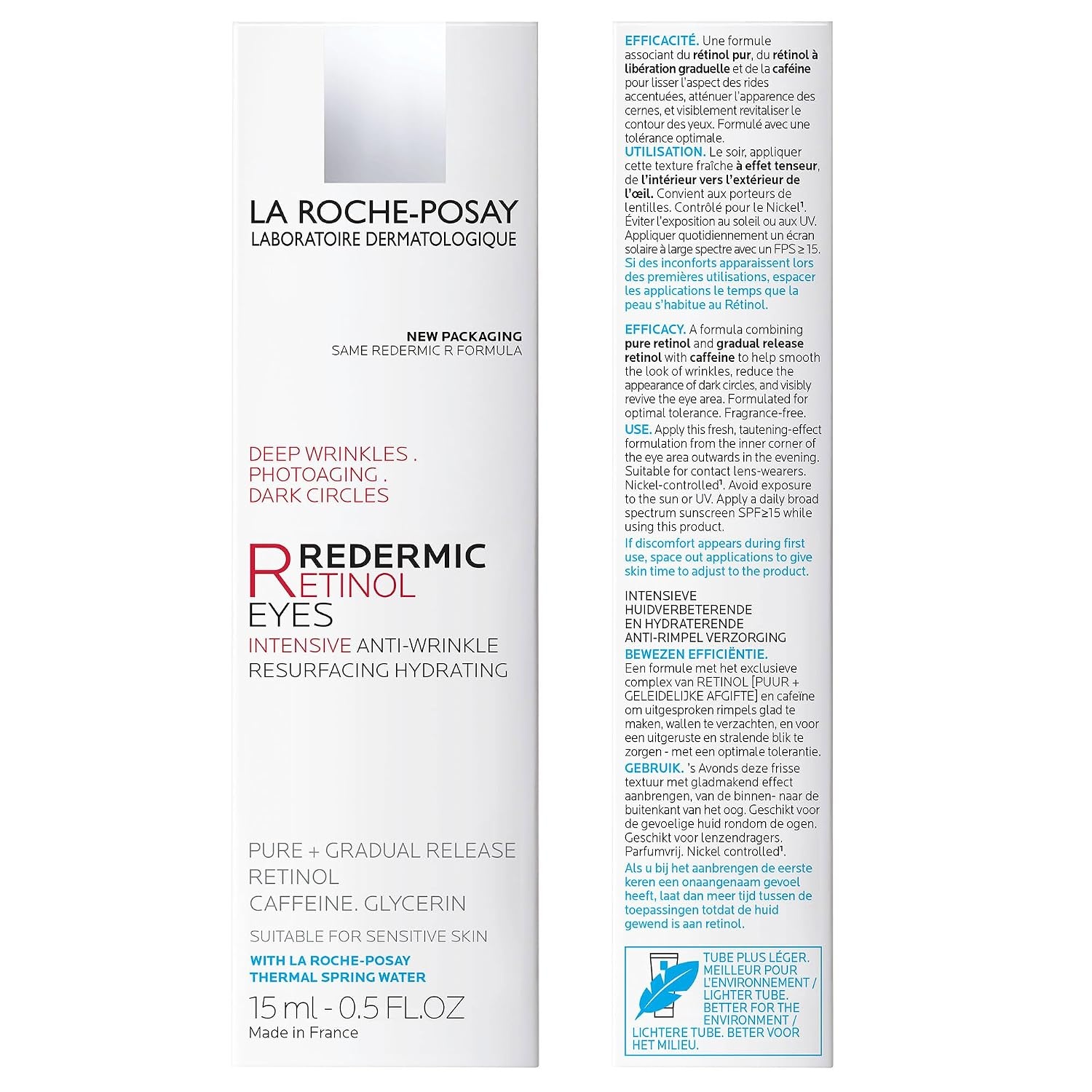 image:imageLa RochePosay Redermic R Retinol Eye Cream with Caffeine 05oz