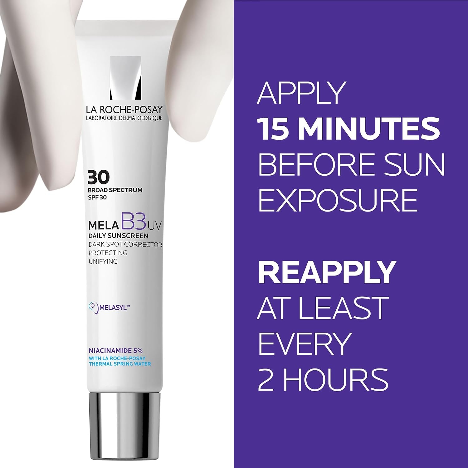 image:imageLa RochePosay Mela B3 UV Face Sunscreen SPF 30 with Niacinamide 135oz