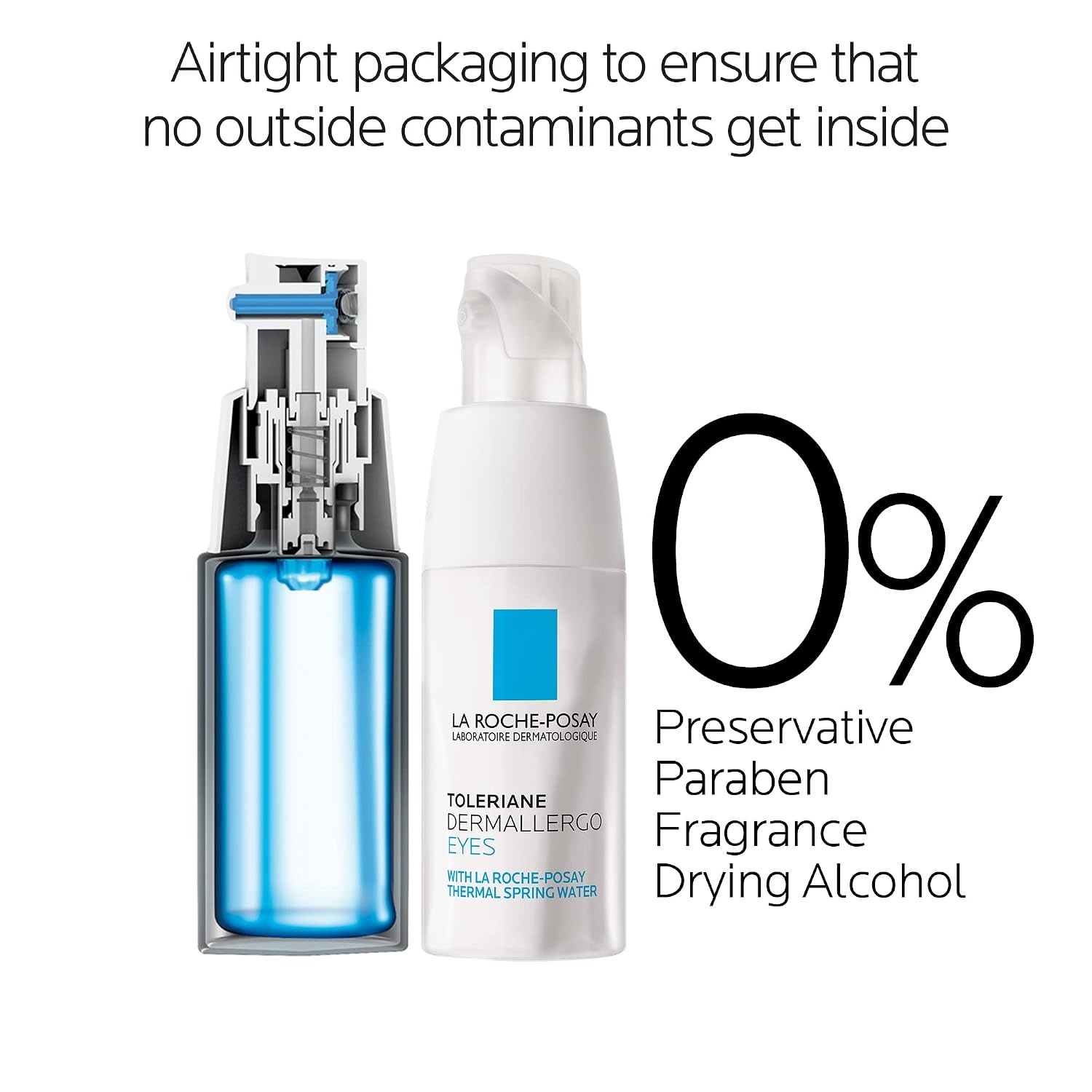 image:imageLa RochePosay Toleriane Dermallergo Eye Cream for Sensitive Skin 068oz