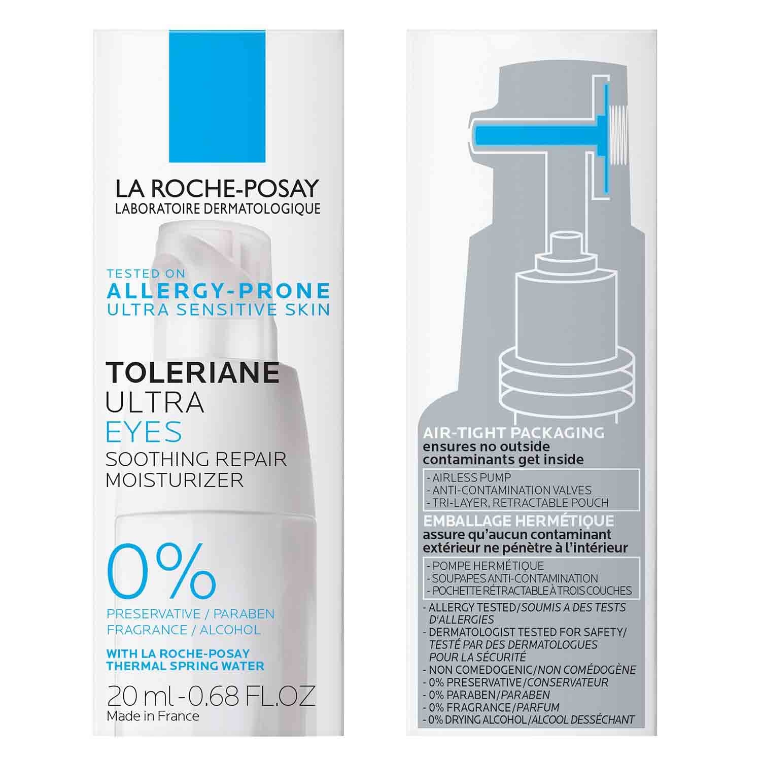 image:imageLa RochePosay Toleriane Dermallergo Eye Cream for Sensitive Skin 068oz