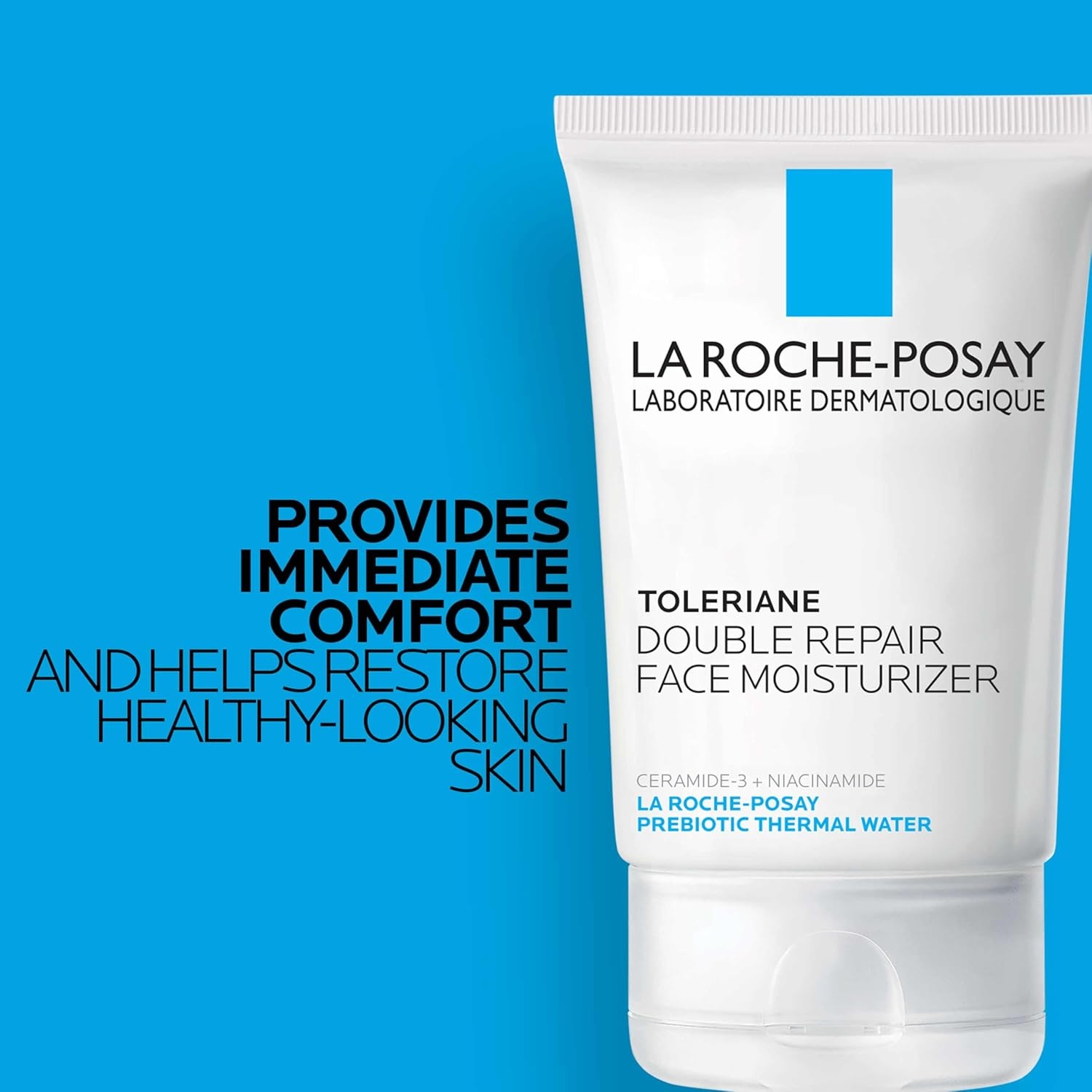 image:imageBundle of La RochePosay Toleriane Purifying Foaming Facial Cleanser Toleriane Double Repair Face Moisturizer