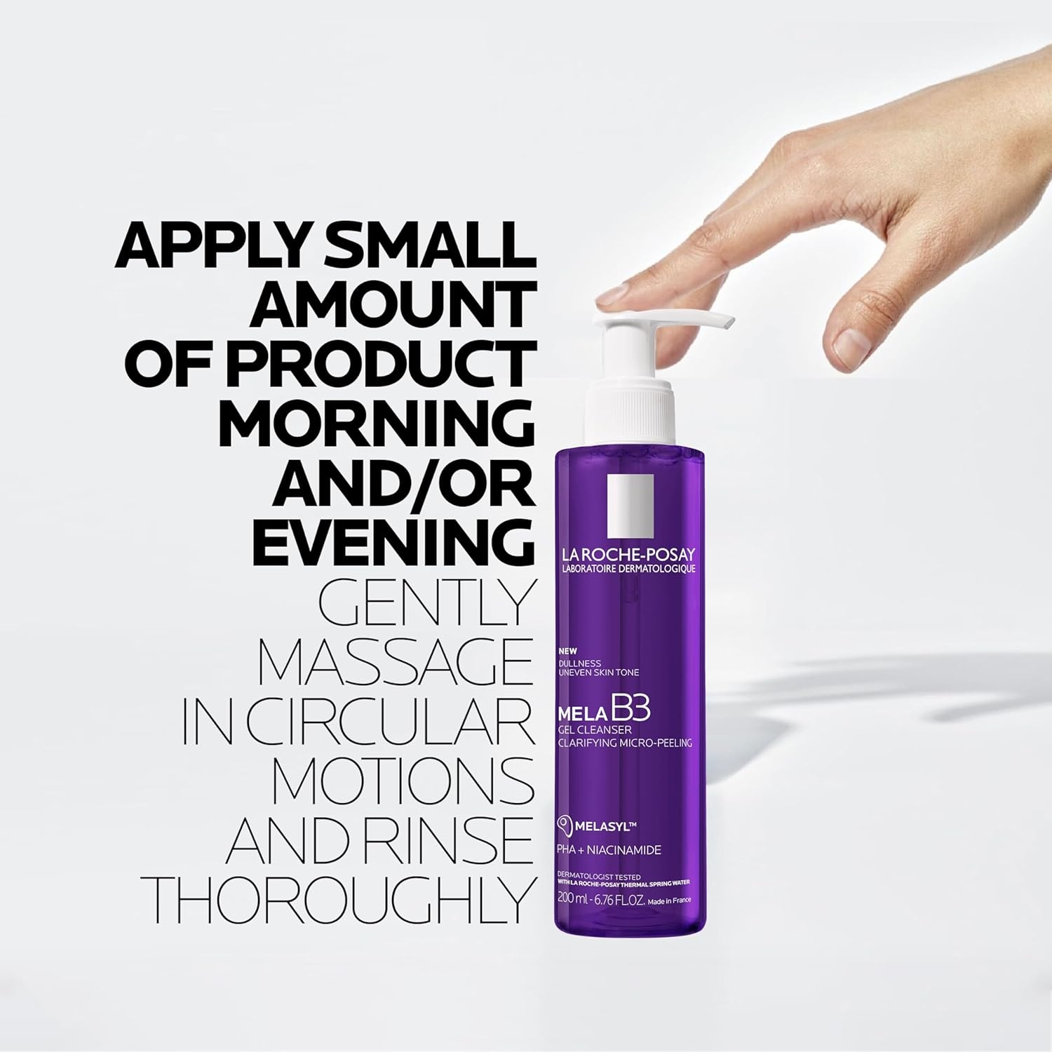 image:imageLa RochePosay Mela B3 Anti Aging Face Wash Dark Spot Corrector 676oz
