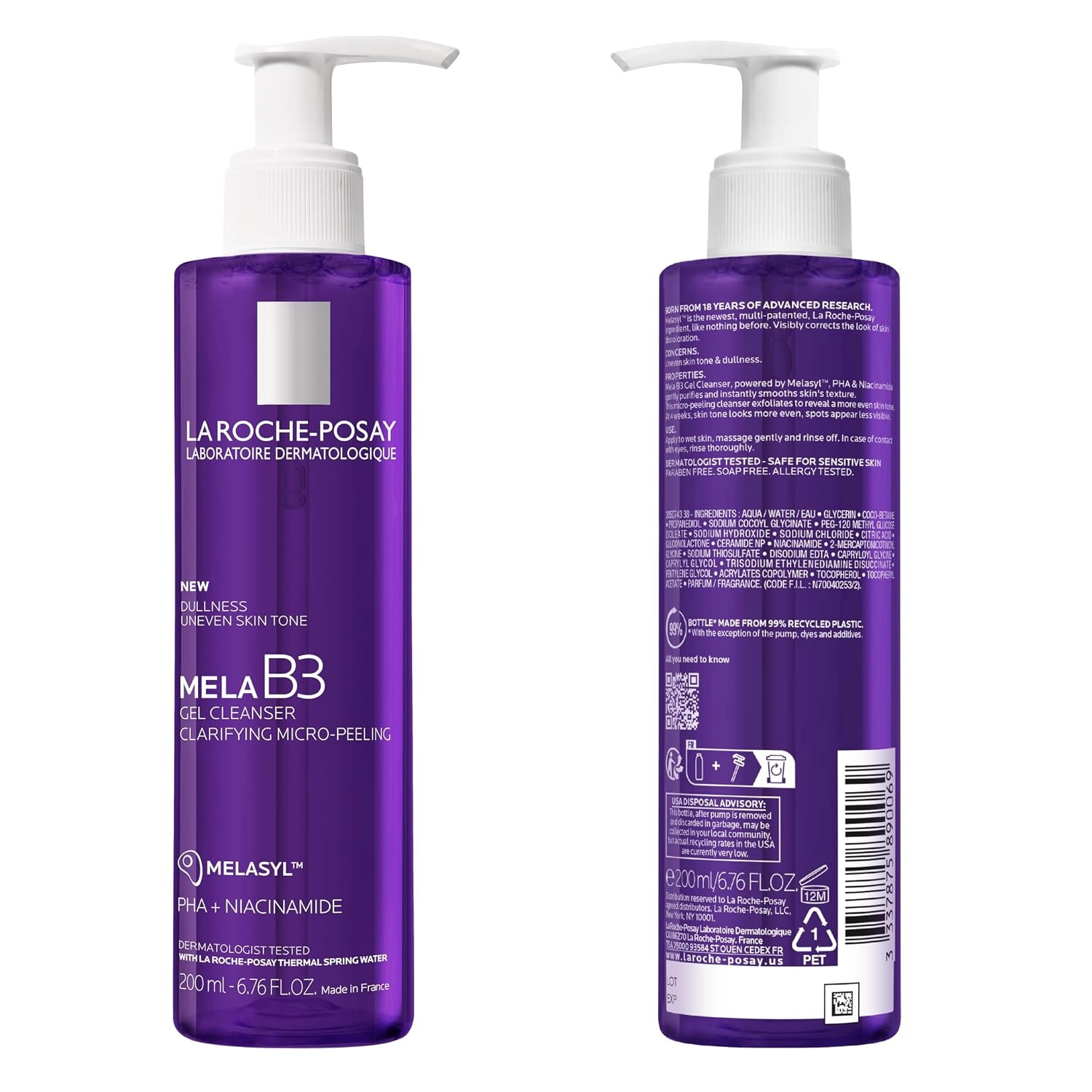 image:imageLa RochePosay Mela B3 Anti Aging Face Wash Dark Spot Corrector 676oz