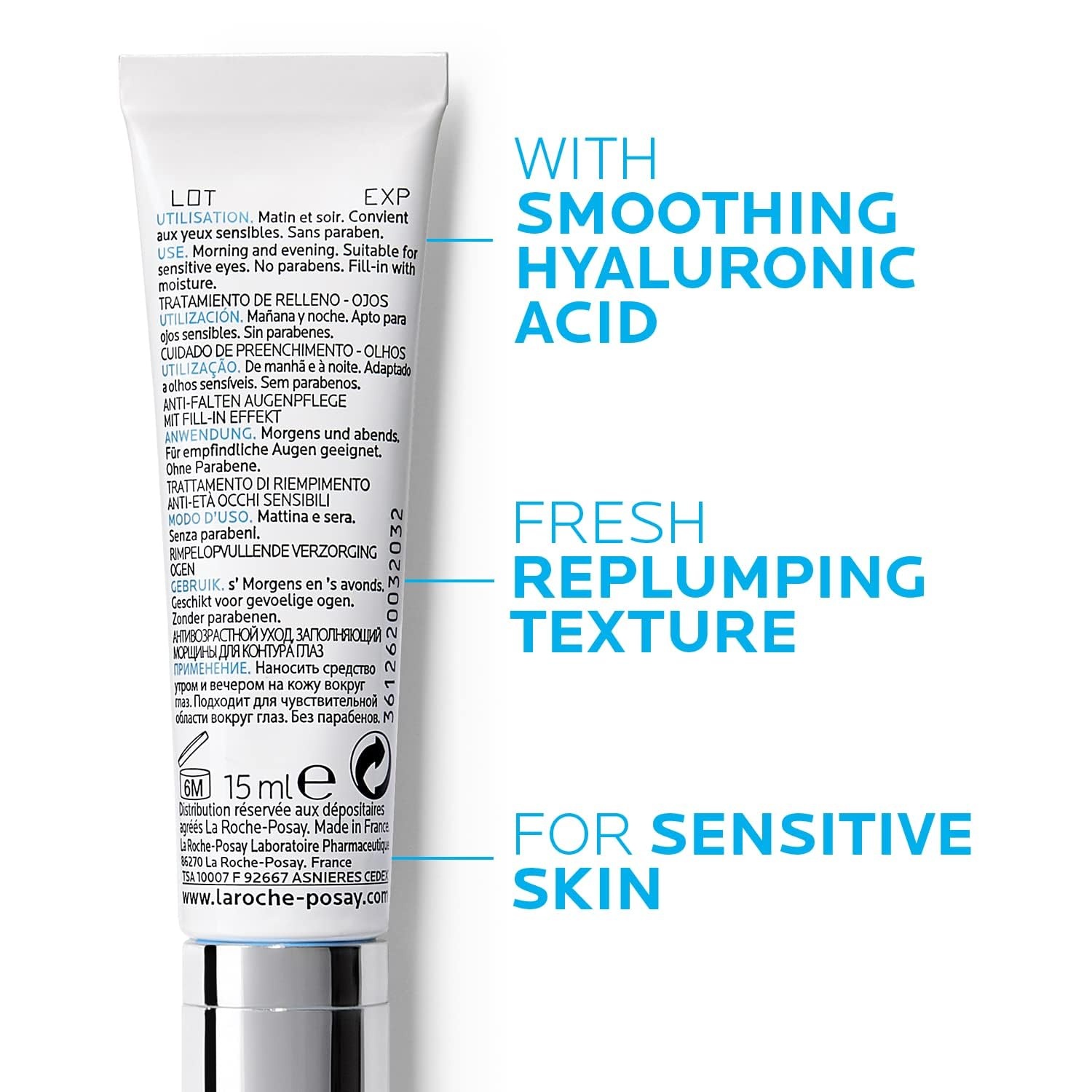 image:imageLa RochePosay Redermic C Vitamin C Eye Cream with Hyaluronic Acid 05oz