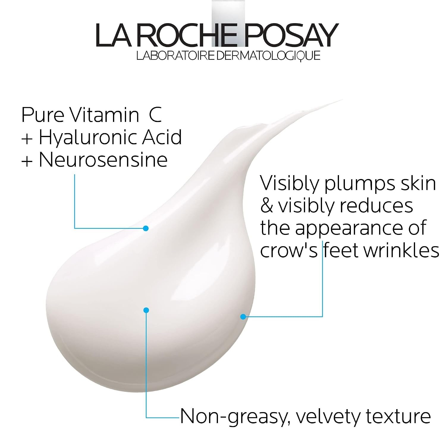 image:imageLa RochePosay Redermic C Vitamin C Eye Cream with Hyaluronic Acid 05oz