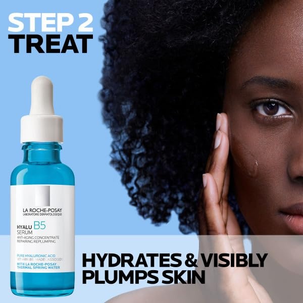 image:imageLa RochePosay Hydration Heroes Gift Set Toleriane Hydrating Gentle Cleanser 50ml Double Repair Face Moisturizer 40ml amp Hyalu B5 Hyaluronic Acid Serum 30ml Travel Face Cleanser amp Face Lotion Set
