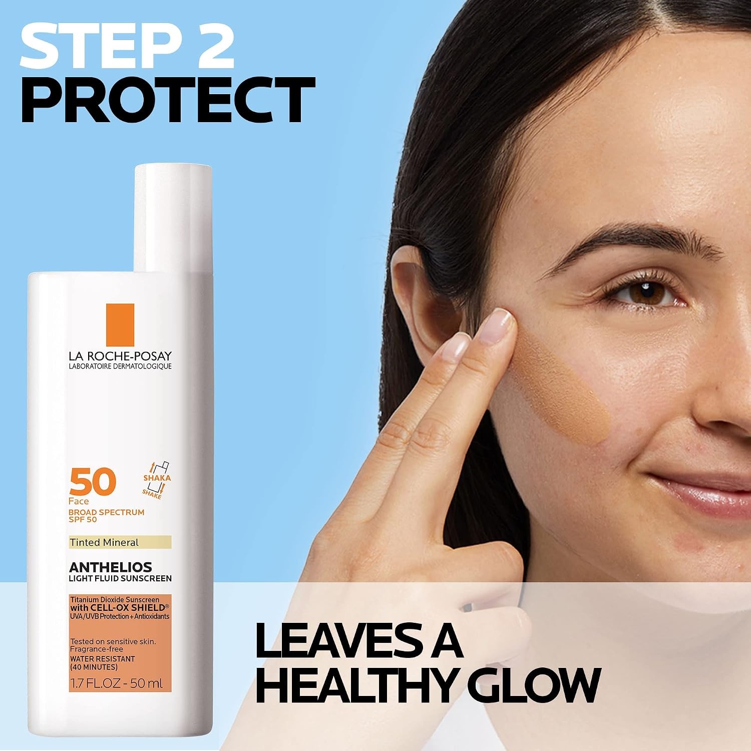 image:imageLa RochePosay Skin Care Set Tinted Sunscreen SPF 50 amp Cleanser