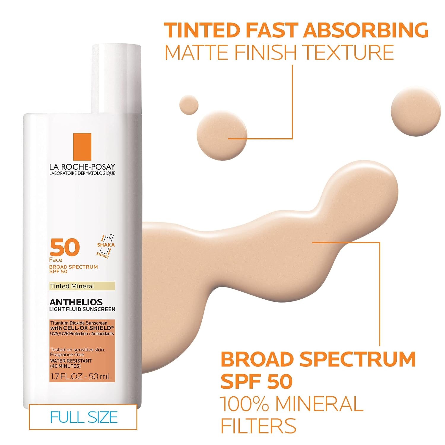 image:imageLa RochePosay Skin Care Set Tinted Sunscreen SPF 50 amp Cleanser