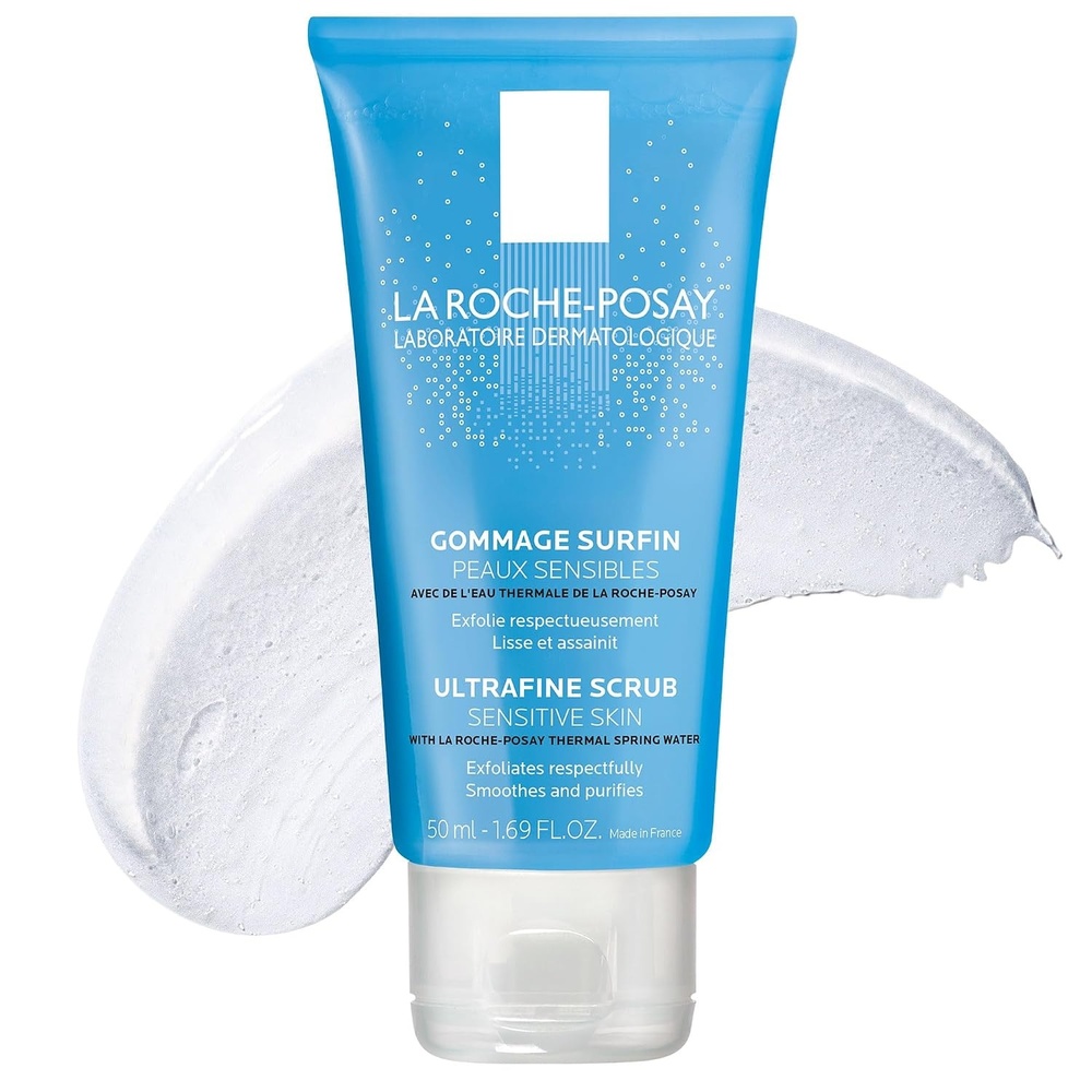 image:imageLa RochePosay UltraFine Scrub for Sensitive Skin Gentle Exfoliating Face Wash with UltraFine Pumice Particles to Remove Dead Skin Safe For Sensitive Skin