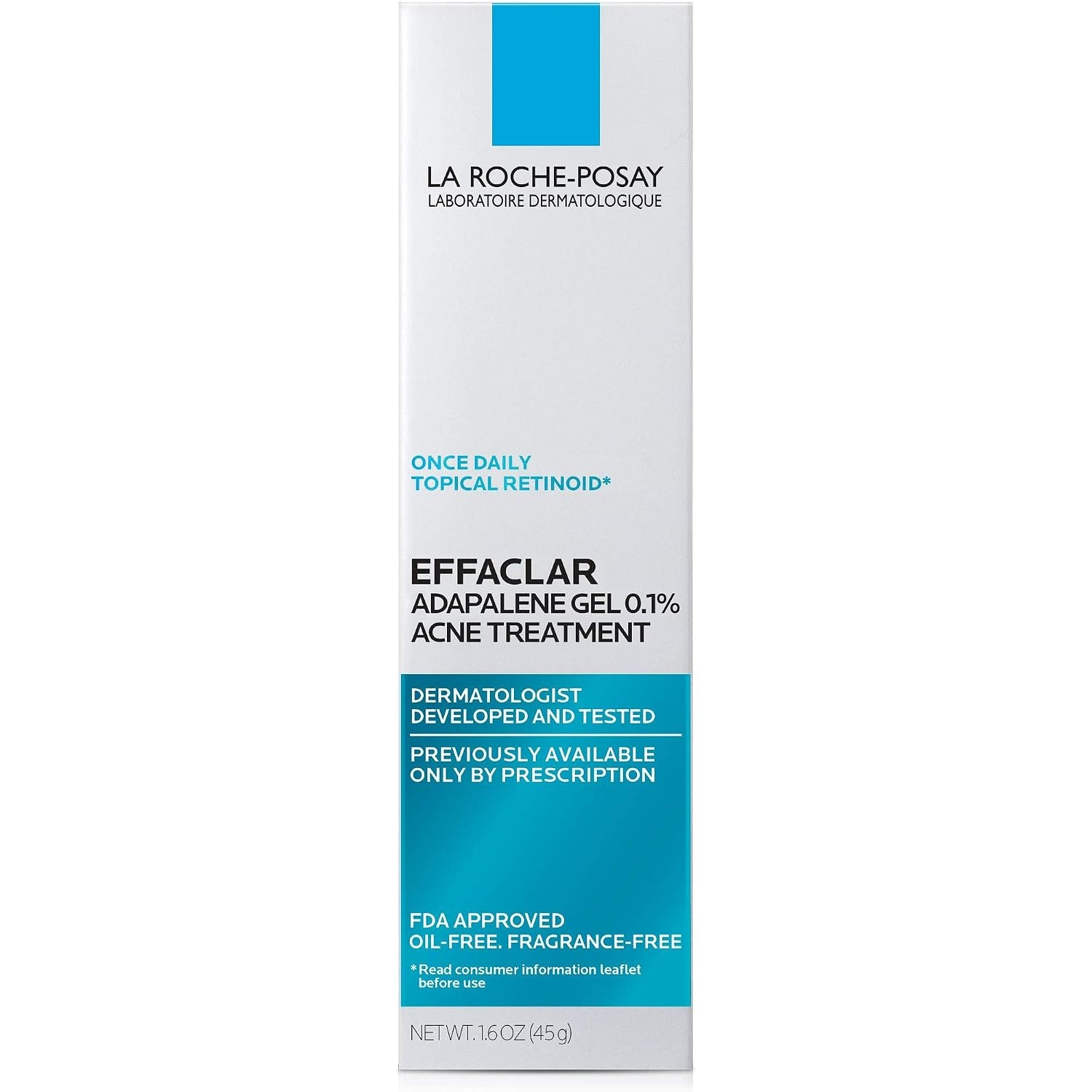image:imageLa RochePosay Effaclar Adapalene Gel 01 Acne Treatment 16oz