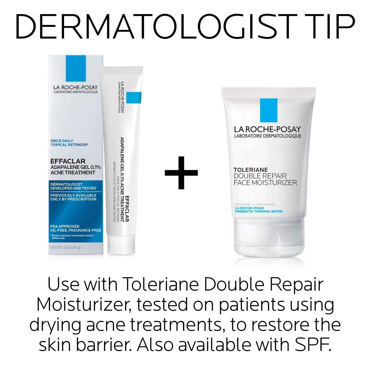 image:imageLa RochePosay Effaclar Adapalene Gel 01 Acne Treatment 16oz