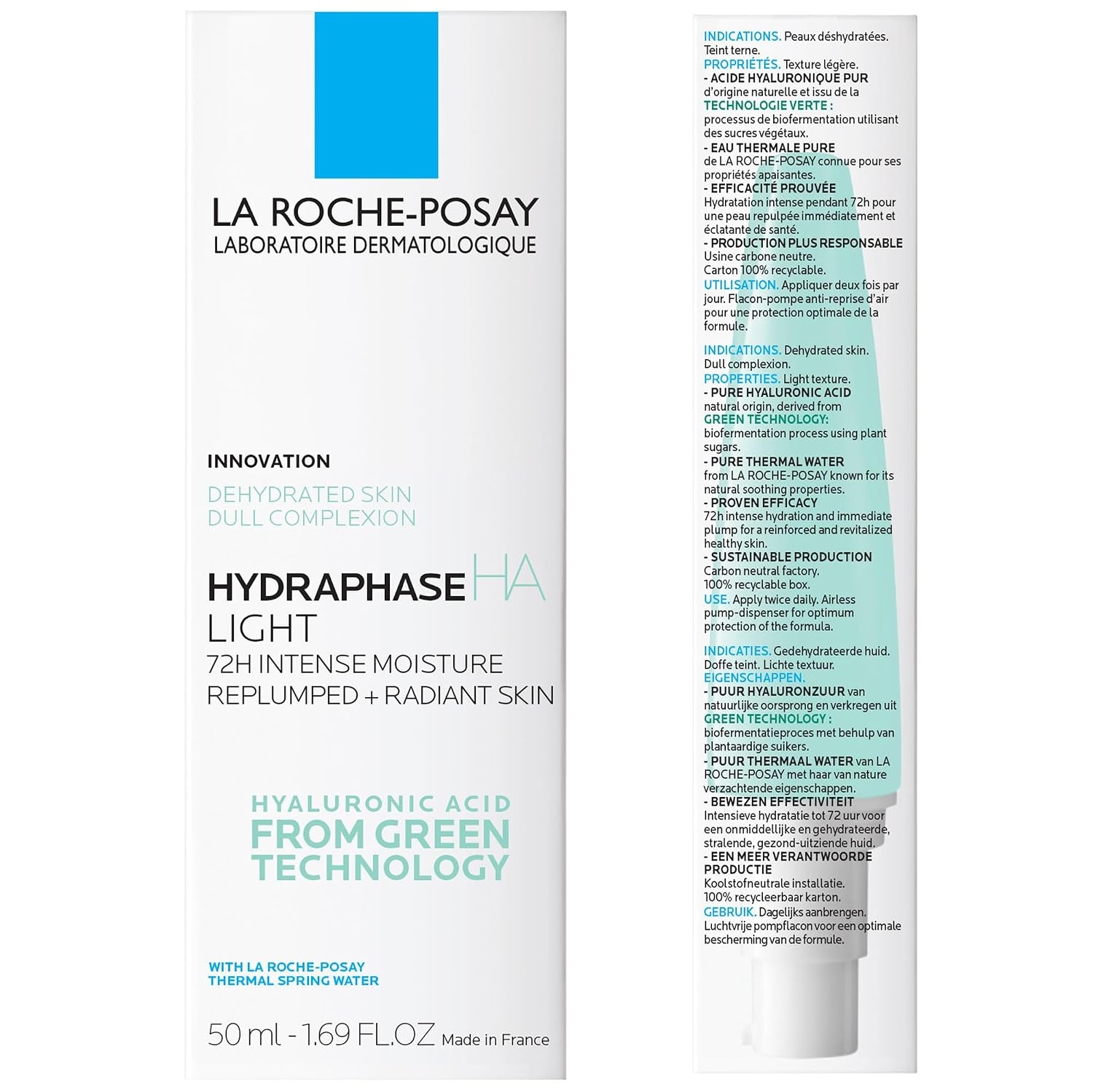 image:imageLa RochePosay Hydraphase HA Light Face Moisturizer for Dry Skin 169oz