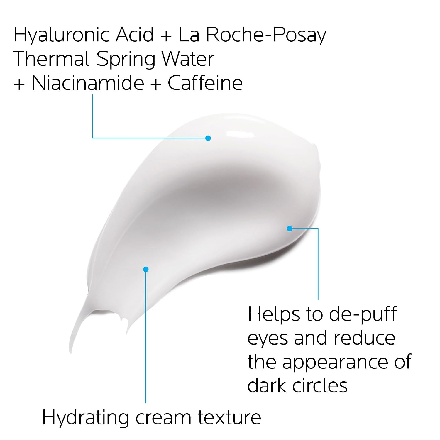 image:imageLa RochePosay Hydraphase Hyaluronic Acid amp Caffiene Eye Cream 05oz