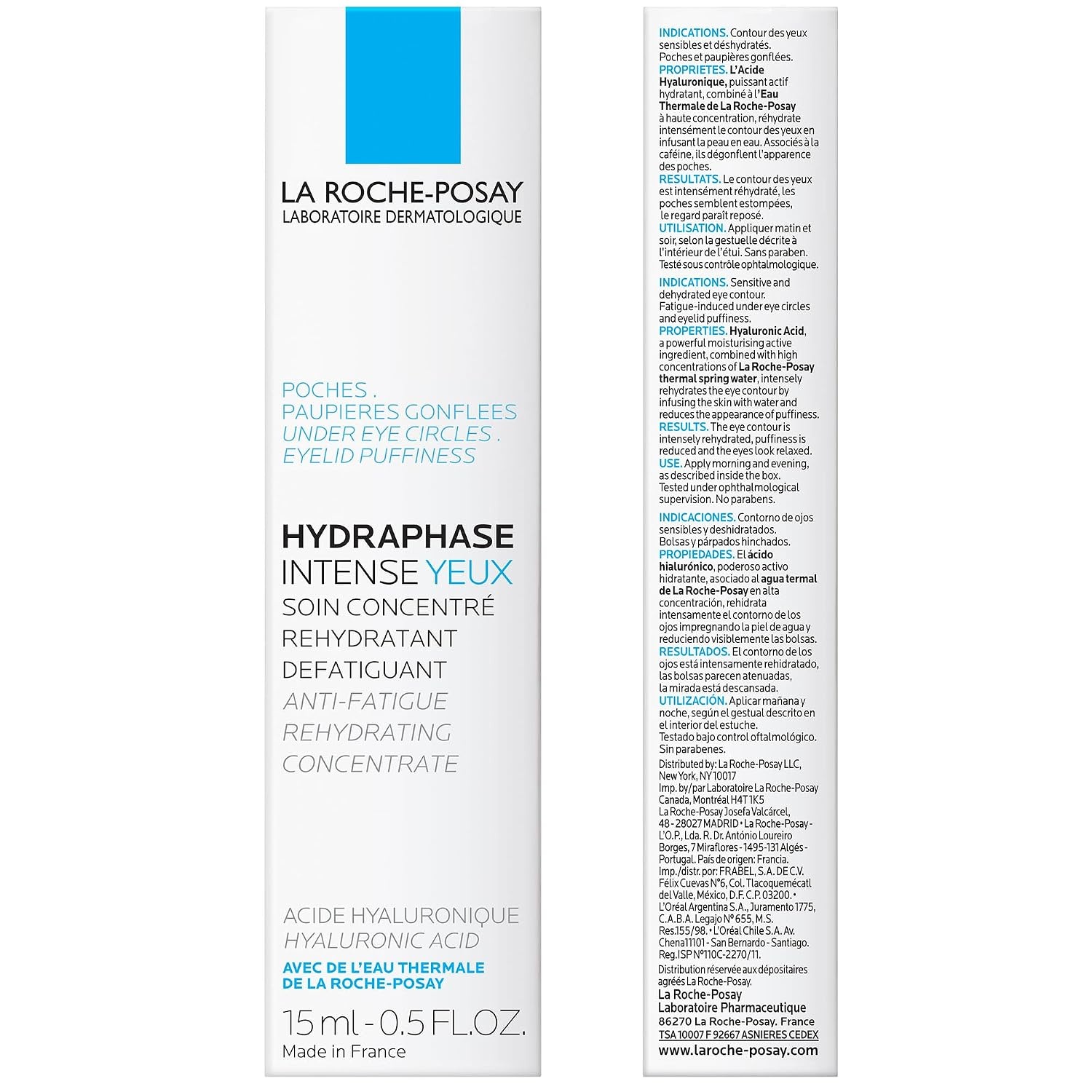image:imageLa RochePosay Hydraphase Hyaluronic Acid amp Caffiene Eye Cream 05oz