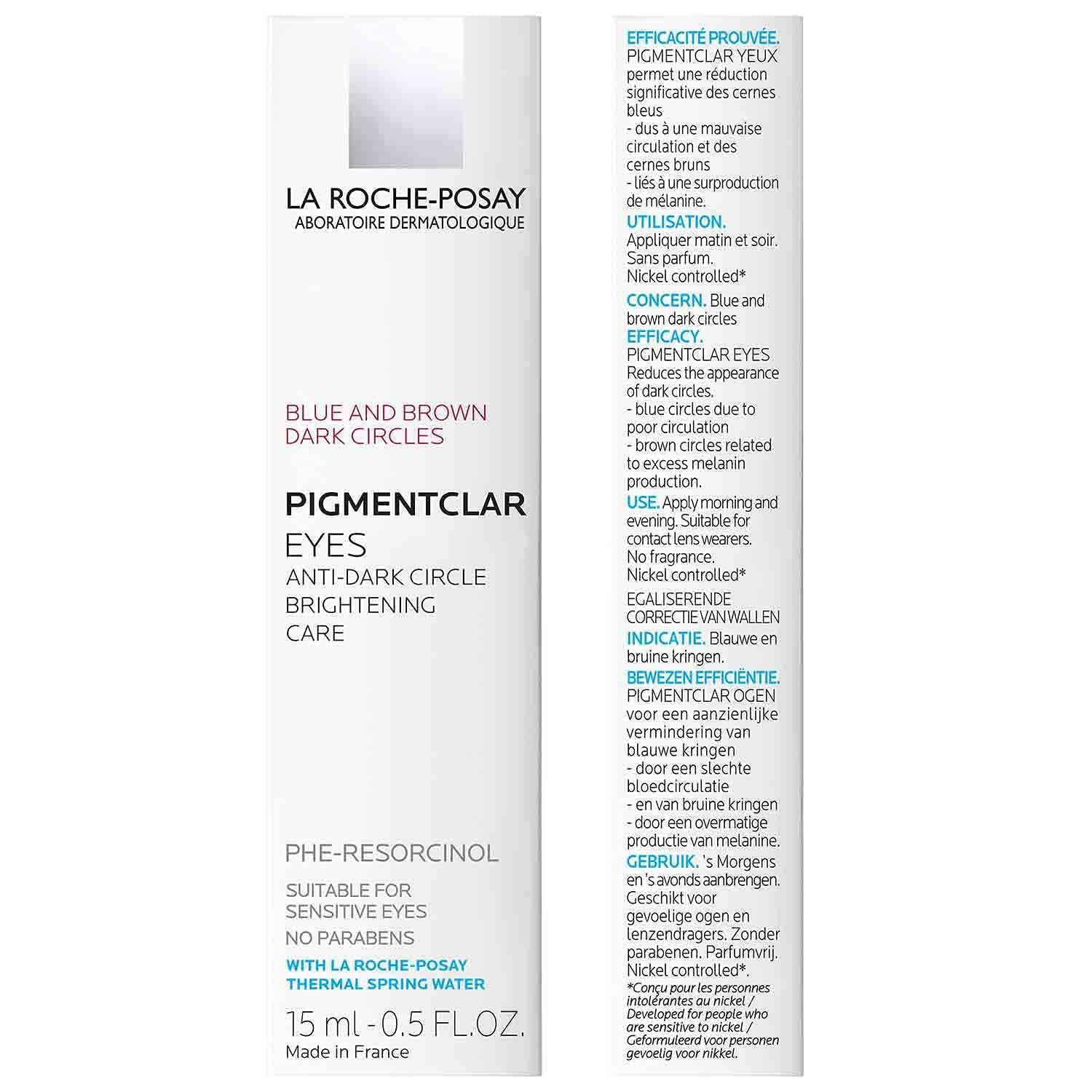 image:imageLa RochePosay Pigmentclar Eye Cream with Caffeine for Dark Circles 05oz
