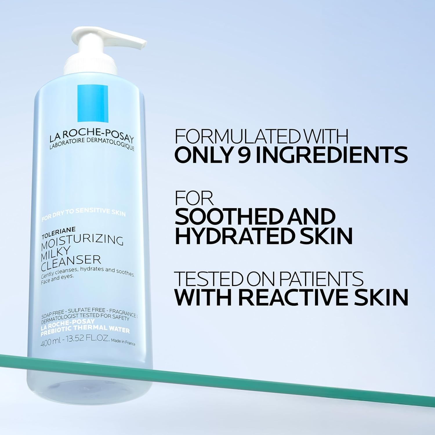 image:imageLa RochePosay Toleriane Moisturizing Milky Cleanser with Glycerin 135oz