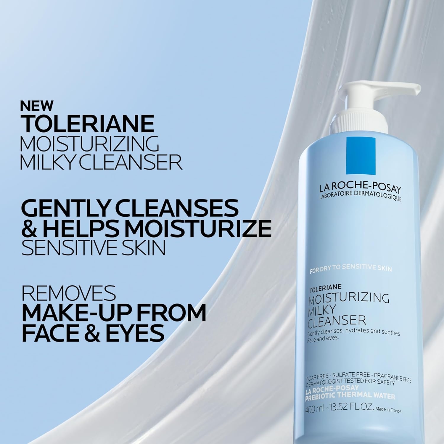 image:imageLa RochePosay Toleriane Moisturizing Milky Cleanser with Glycerin 135oz