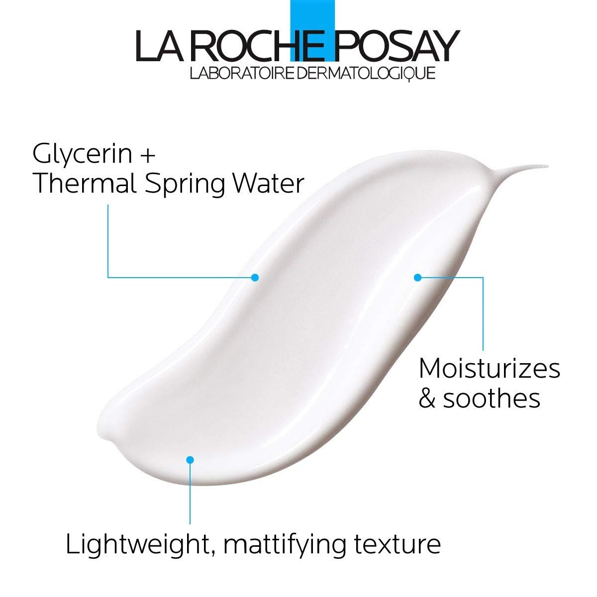image:imageLa RochePosay Toleriane Sensitive Fluide Face Moisturizer with Glycerin135 Fl Oz Pack of 1