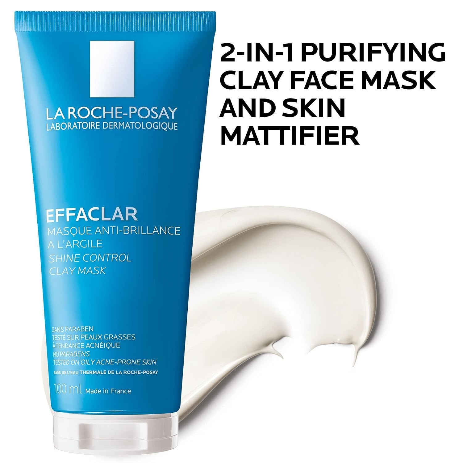 image:imageLa RochePosay Effaclar Clay Face Mask for Oily Skin 34oz