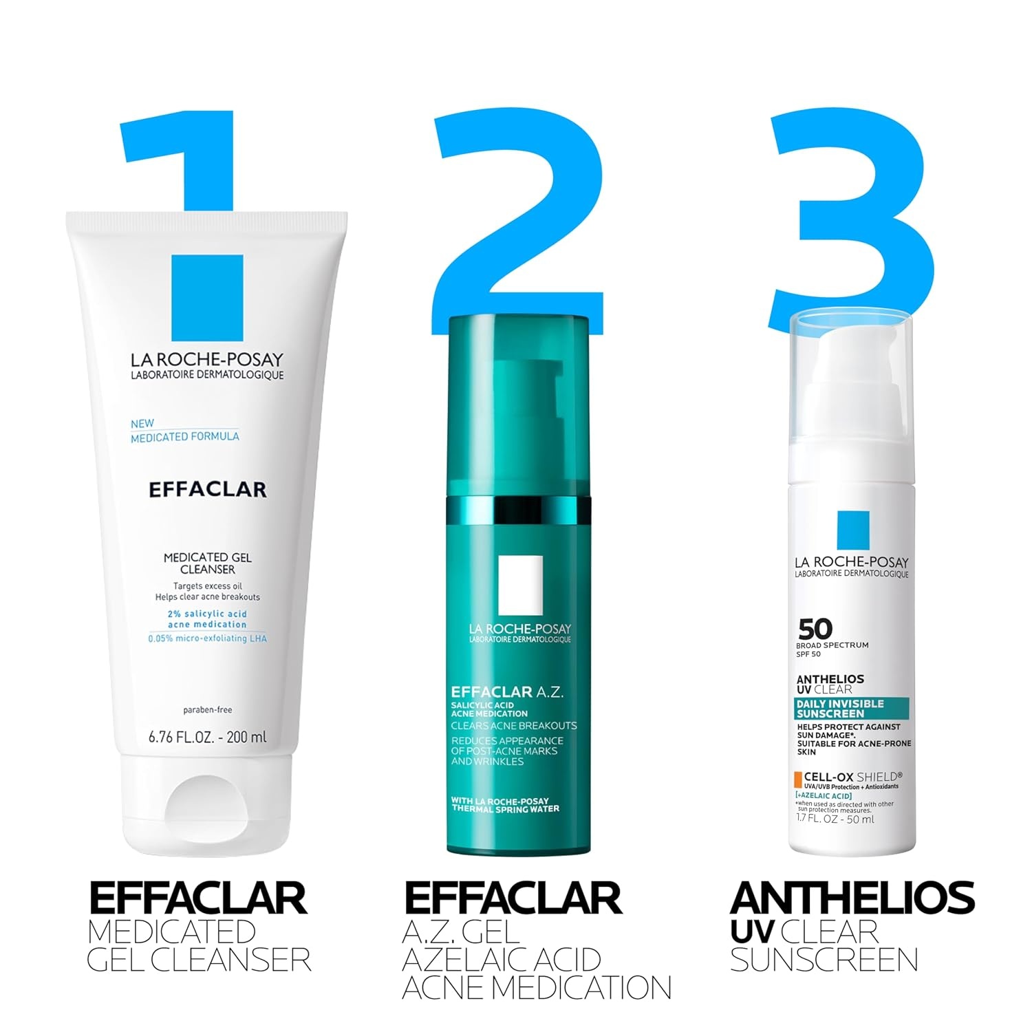 image:imageLa RochePosay Effaclar AZ Acne Face Gel with Azelaic Acid 135oz
