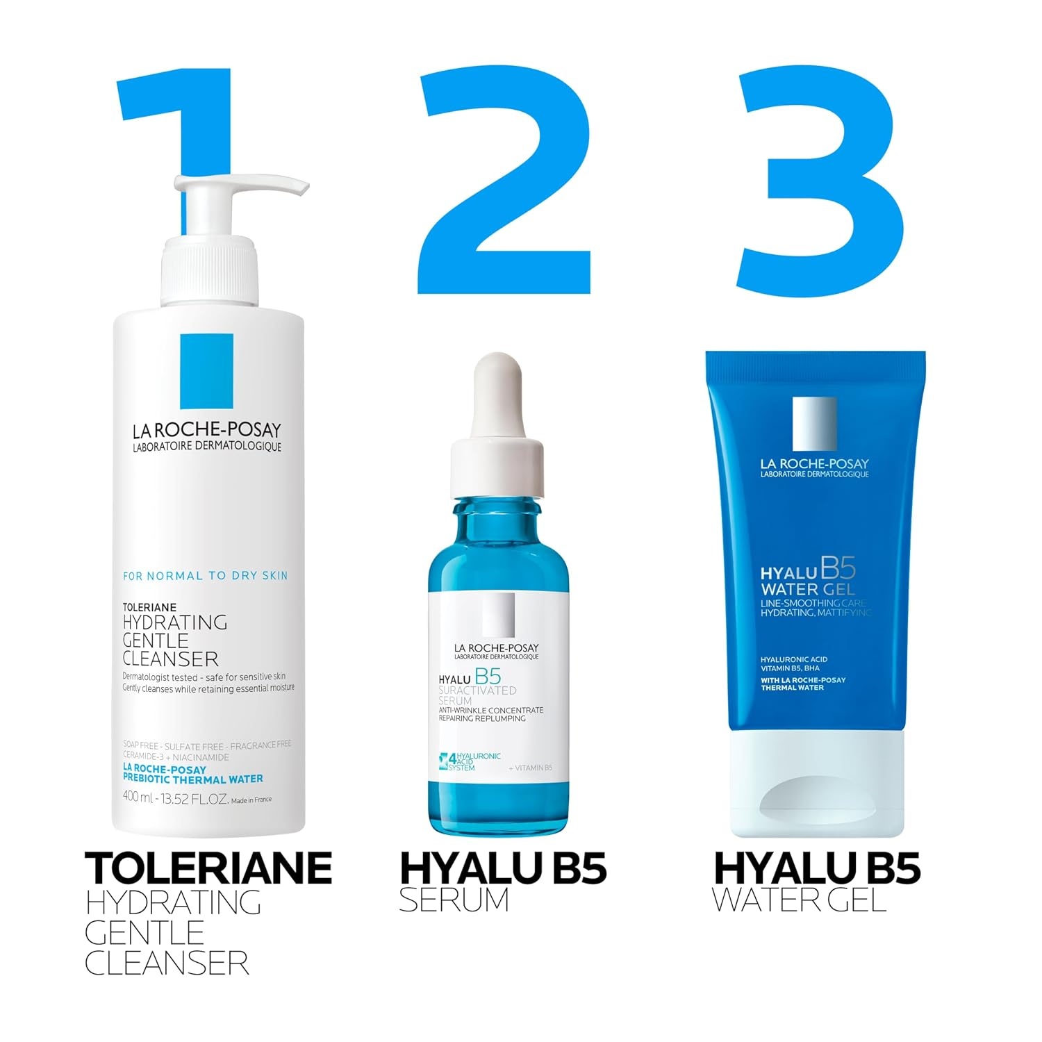 image:imageLa RochePosay Hyalu B5 Water Gel Face Moisturizer 135oz